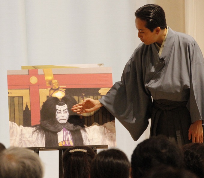 かぶきを楽しもう 写真 「隈取」の解説2
