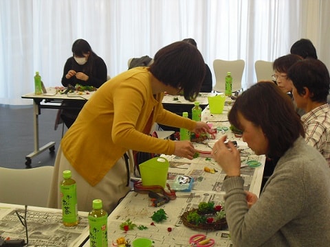プリザーブドフラワーアレンジメント講習会 写真3