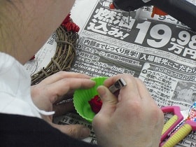 プリザーブドフラワーアレンジメント講習会 写真4