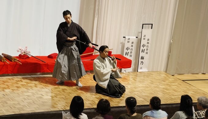 実演「玉汗流山夏争闘（あせながすなつのとりくみ）」場面6