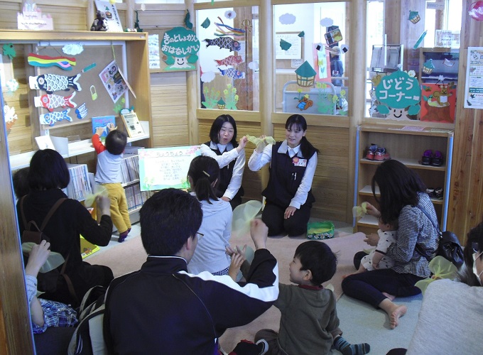 2周年　バースデイおはなし会　第1部の様子